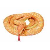 Pliušinis auksinis gyvatės talismanas 110 cm