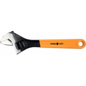 Vorel Swed type adjustable wrench 450m rubber handle (54081)