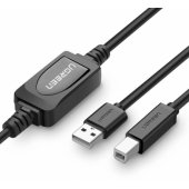 US122 Active Printer Cable USB 2.0 A-B 10m Black