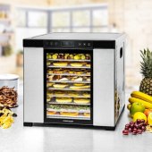 Rommelsbacher Dehydrator DA 1050 stainless steel/ black, 1,100 watts, d