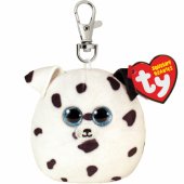 TY Squish-a-Boos FETCH keychain mascot - Dalmatian dog