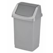 Trash Bin CLICK-IT 9L (Silver)