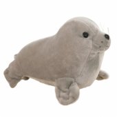 Plush Seal Plush Toy Mascot Cuddly Toy Gray 20cm