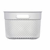 Basket Filo White 6L 27x22x15cm