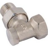 Schlosser Zawór powrotny grzejnikowy DN15 1/ 2xM22x1,5 GZ kątowy (60130