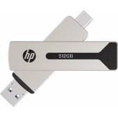 HP 911 Pro 512GB USB atmintinė HPFD911PRO-512, sidabrinė