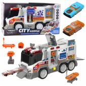Ambulance City Ambulance Medical Vehicle Drive Lights Sounds