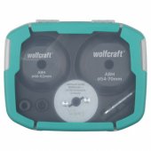 Wolfcraft Set of 3 hole enlargement adapters, Wolfcraft