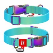 WAUDOG antkaklis šunims su QR pasu, nailoninis, M, W 20 mm, L 28-40 cm Z