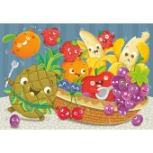_6821013 Ravensburger Puzzle 2x24 pc Fresh Fruits and Vegetables