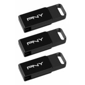 Elite 128GB USB-C 3.2 juoda 3 vnt.
