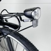 28" Nantes E268 elektrinis dviratis 250W matinis juodas