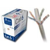 Kabel UTP Alantec KIU6PVC305 ( kat.6 PVC 305m drut szary )