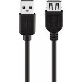 93600 USB 2.0 Hi-Speed ilginamasis laidas 3 m juodas