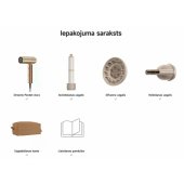 _8493230 KIŠENINIS PLAUKŲ DŽIOVINTUVAS AURA/ AUKSO SPALVOS AZP20A-GD DREAME