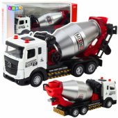 Concrete Mixer Construction Vehicle Metal Cabin Rotating Drum Lights S