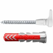 Fischer EasyHook Angle DuoPower 6x30 (balta, 25 vnt., su EasyHook