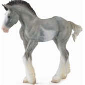 Collecta Foal Clydesdale Foal Blue Roan (004-88626) figurine.