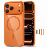 Magpeak MagSafe CC iPhone 17 Pro Max Cosmic Orange-Clear