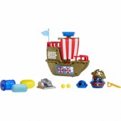 MGA Entertainment DohKins Pirate Ship Playset, play dough
