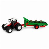 Remote Controlled Agricultural Tractor with Conveyor Belt RC Bale Ligh