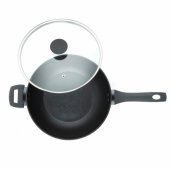 BW09329AR Megastone Noir 28cm Wok