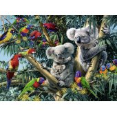 Ravensburger Puzzle 500 pc Koalas on a Tree