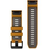 26mm QuickFit Silicone Strap Autumn/ Pebble Gray