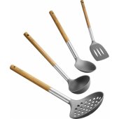 Lamart Zestaw narzędzi kuchennych Wood Lamart LT3900 | 4 elementy