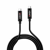 Lindy USB 3.2 Gen 2 active cable, USB-C plug USB-C plug (black, 5 mete