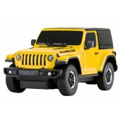 JEEP Wrangler JL Rubicon Remote Controlled RC Car Rastar Yellow 1:24