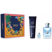 _8432870 Versace rinkinys: Pour Homme, tualetinis vanduo, vyrams, 100 ml + P