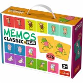 Trefl Memos classic&plus judesių ir garsų žaidimas Trefl 02271