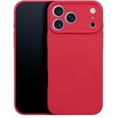 _8417348 Silikoninis dėklas iPhone 17 Pro Max 6,9" / 18 Pro Max 6,9", raudonas