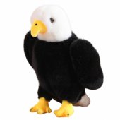 _7676134 Plush Eagle Bird Plush Toy Mascot Cuddly Toy Black and White
