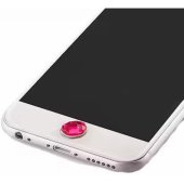 Universal pradžios mygtuko lipdukas Apple iPhone / iPad papuošti, rožinis