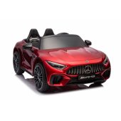 Mercedes AMG SL63 akumuliatorinis automobilis, raudonas