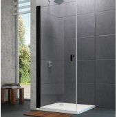 Design pure swing 900 mm h=2000 Black edition/ Clear glass AP