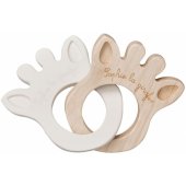 So®pure Sophie la girafe Rubber&Wood Silhouette rings 0+