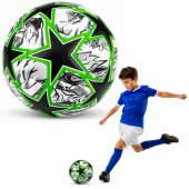 Training Football for Grass Field Green Stars 22cm size 5