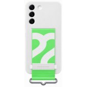 "Silicone Cover with Strap Galaxy S22 (EF-GS901TWEGWW)" White