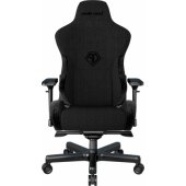 T-Pro 2 XL Black Fabric Gaming Office Swivel Chair