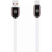 Sleek USB-A to USB-C 1m White