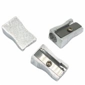 Single Metal Sharpener For Thin Pencils and Crayons