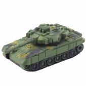 T90 karinis tankas, nuotoliniu būdu valdomas, šviesos ir garsai, žalias, 1:18