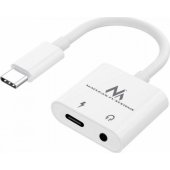 Adapter MCTV-848 USB type-C 3,5 mm jack White