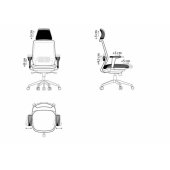 SPECTRUM ergonomic office chair black