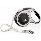 Flexi automatinis pavadėlis New Comfort L 8 m, juodas