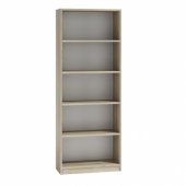 Topeshop 60 cm stelažas, lentyna, spintelė knygoms ir segtuvams, sonoma
