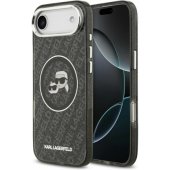 IML Glitter Karl and Choupette Heads Logo MagSafe iPhone Air Black